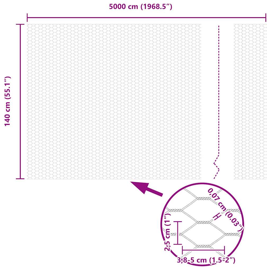 Plotový sloupek. Zelená 50 x 1,4 m (25 mm síť) Ocel a PVC - obrázek 16