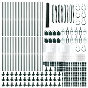 Plotový sloupek. Zelená 100 x 1,2 m (36 mm mřížka) Ocel a PVC - obrázek 6