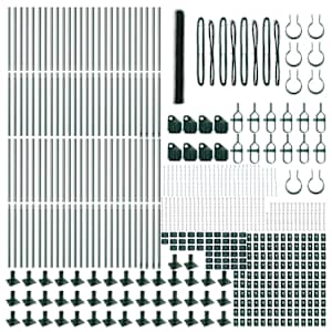 Hexagonální plot s betonovým základem 100 x 1,5 m Zelená - obrázek 6