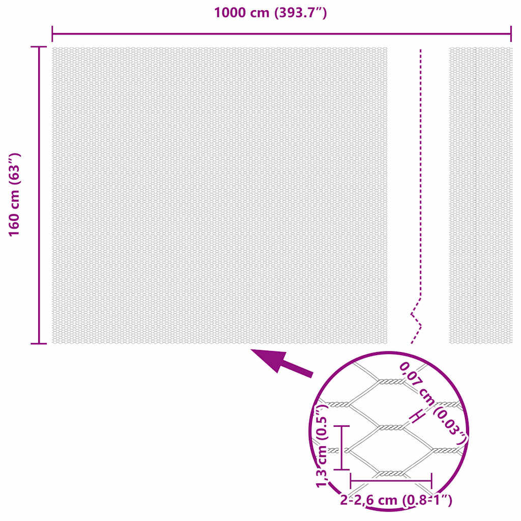 Plotový sloupek. Šedá 10 x 1,6 m (13 mm síť) Ocel a PVC - obrázek 16