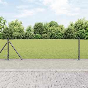 Varjena žična ograja z betonsko podlago 25 x 0,5 m (Š x V)