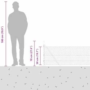 Venkovní šestiúhelníkový plot s betónovým základem 25 x 0,5 m - obrázek 17