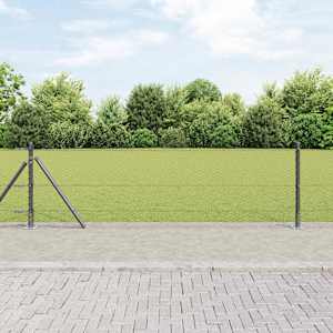 Varjena žična ograja z betonsko podlago 25 x 0,6 m (Š x V)