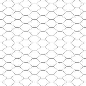 Hexagonální plot s betonovým základem 100 x 1,4 m Šedá Síťovina - obrázek 11