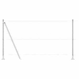 Venkovní šestiúhelníkový plot s betónovým základem 10 x 1,2 m - obrázek 8