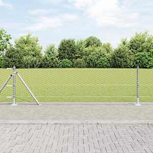 Steber ograje. Srebrna