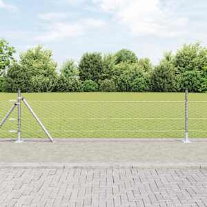 Plotový sloupek. Stříbrná 50 x 0,5 m (síť 36 mm) Ocel - obrázek 1