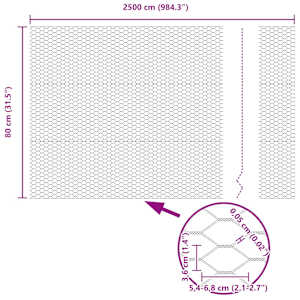 Venkovní šestiúhelníkový plot s betónovým základem 50 x 0,8 m - obrázek 16