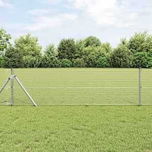 Venkovní svářený drátěný plot s upevněním do země 25 x 0,5 m - obrázek 1