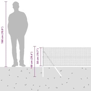 Venkovní svářený drátěný plot s upevněním do země 100 x 0,5 m - obrázek 15
