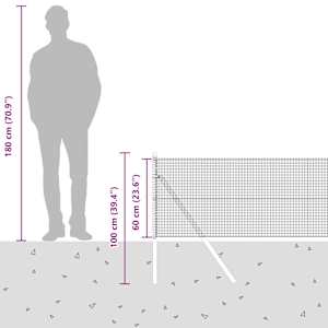 Venkovní svářený drátěný plot s upevněním do země 100 x 0,6 m - obrázek 15