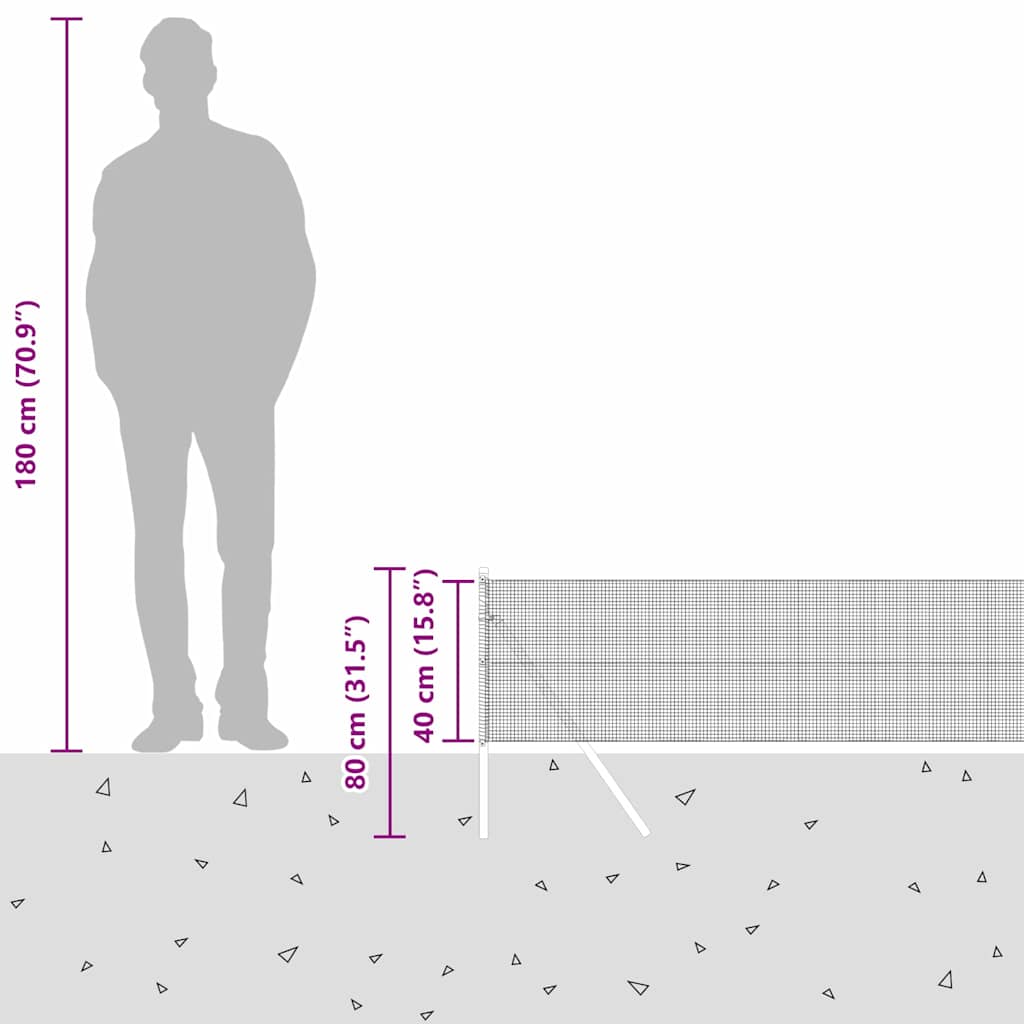 Plotový sloupek. Zelená 25 x 0,4 m (12 x 12 mm pletivo) - obrázek 15
