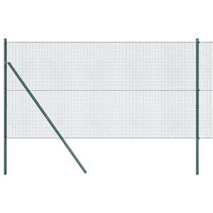 vidaXL Keermestatud traadi aia alus fikseerimine 25 x 1,2 m Roheline