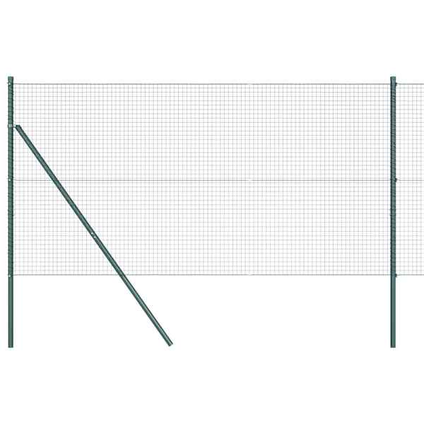 vidaXL Keermestatud traadi aia alus fikseerimine 25 x 1,2 m Roheline