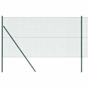 vidaXL Keermestatud traadi aia alus fikseerimine 25 x 1,4 m Roheline