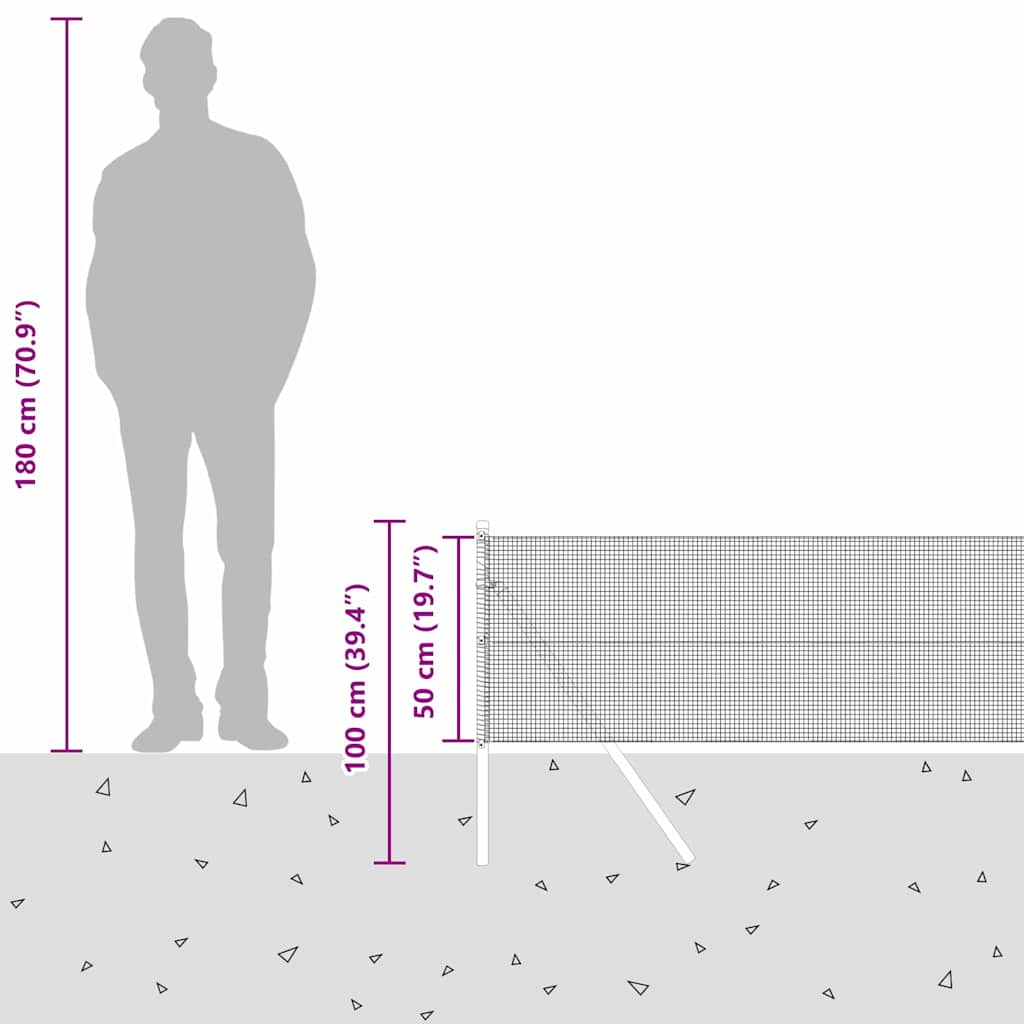 Plotový sloupek. Šedá 10 x 0,5 m (rol 12 x 12 mm) Ocel - obrázek 15