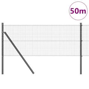 Zemní upevnění svařované drátěné ploty 50 x 0,5 m Šedá Síťovina - obrázek 3
