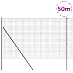 Zemní upevnění svařované drátěné ploty 50 x 1,4 m Šedá Síťovina - obrázek 3