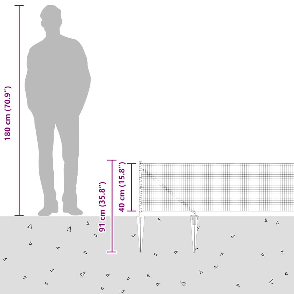 Svařované drátěné ploty s hroty Ocel Stříbrná Síťovina - obrázek 17