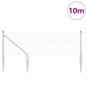 Svařované drátěné ploty s hroty 10 x 0,6 m Pozinkovaná ocel - obrázek 3