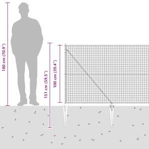 Svařované drátěné ploty s hroty Ocel Stříbrná Síťovina - obrázek 16