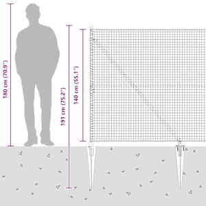 Svařované drátěné ploty s hroty 10 x 1,4 m Pozinkovaná ocel - obrázek 16