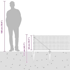 Svařované drátěné ploty s hroty 25 x 0,5 m Pozinkovaná ocel - obrázek 17