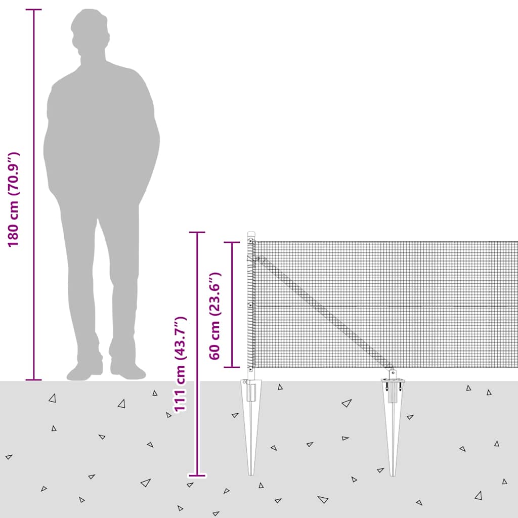 Svařované drátěné ploty s hroty Ocel Stříbrná Síťovina - obrázek 16