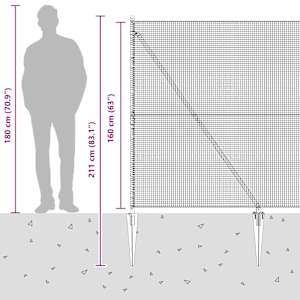 Svařované drátěné ploty s hroty 25 x 1,6 m Pozinkovaná ocel - obrázek 16