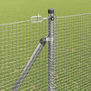 Svařované drátěné ploty s hroty 50 x 1,5 m Pozinkovaná ocel - obrázek 4