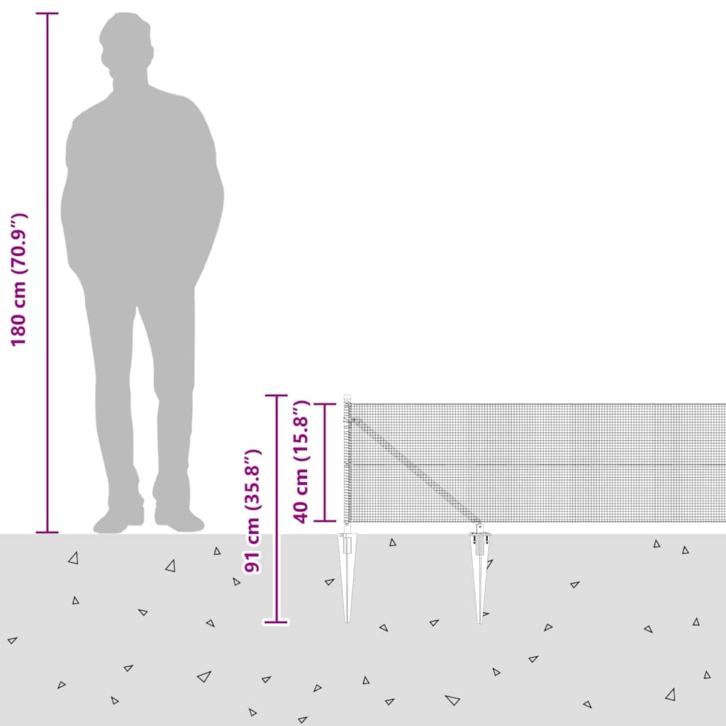 Svařované drátěné ploty s hroty Ocel a PVC Zelená Síťovina - obrázek 16