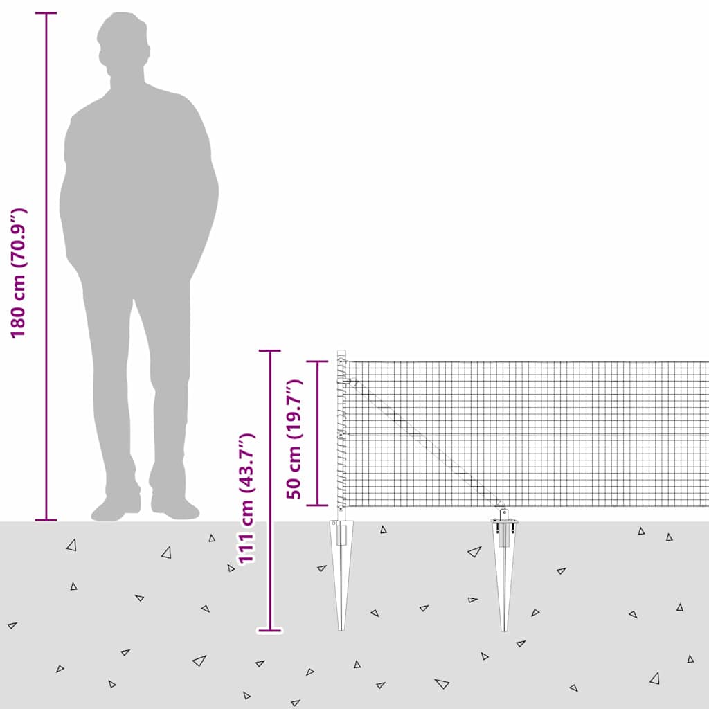 Svařované drátěné ploty s hroty Ocel Zelená Síťovina - obrázek 16