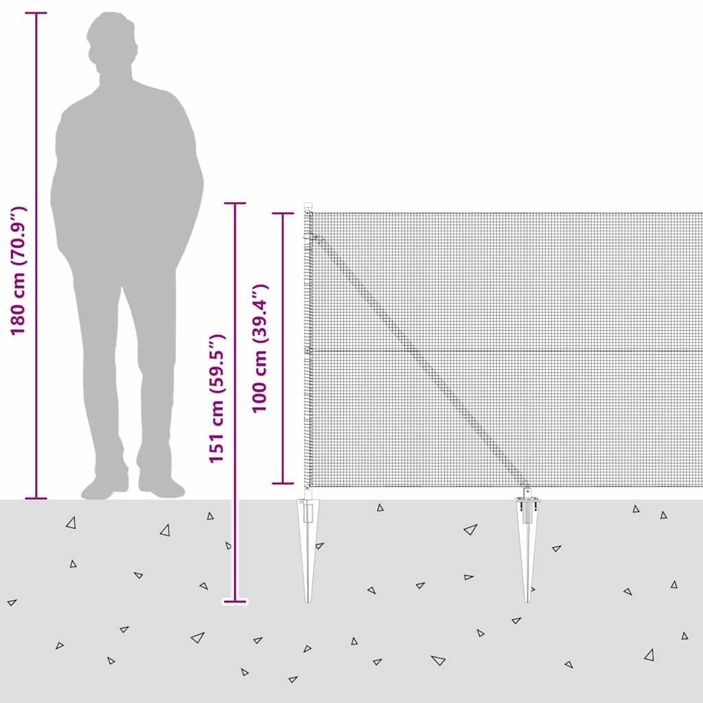 Svařované drátěné ploty s hroty Ocel Zelená Síťovina - obrázek 16