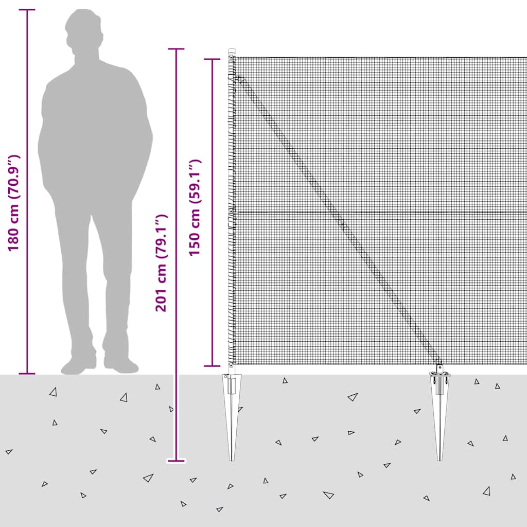 Svařované drátěné ploty s hroty Ocel Zelená Síťovina - obrázek 16