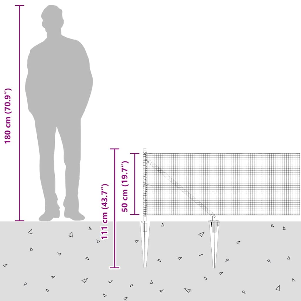 Svařované drátěné ploty s hroty Ocel Zelená Síťovina - obrázek 16