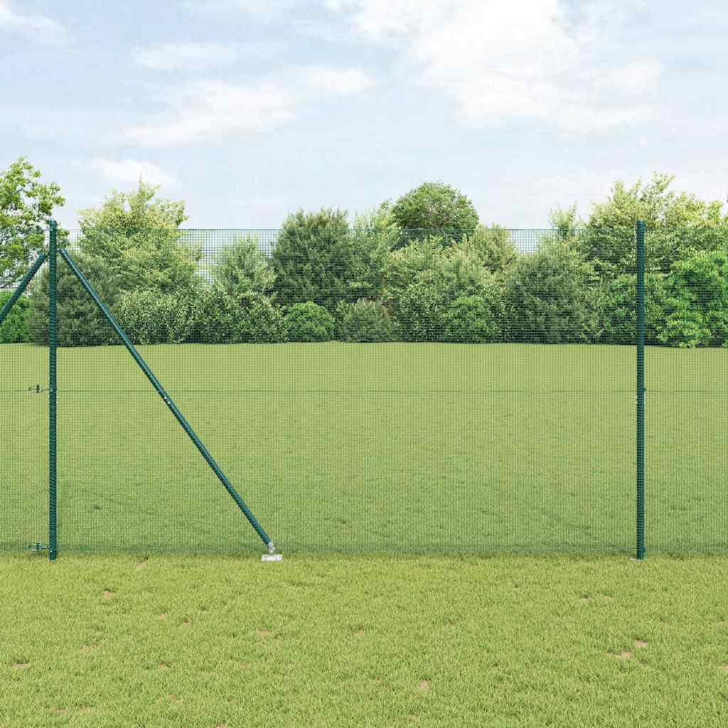 keevitatud traataed 13 noka postiga Roheline 1.5x50 m teras