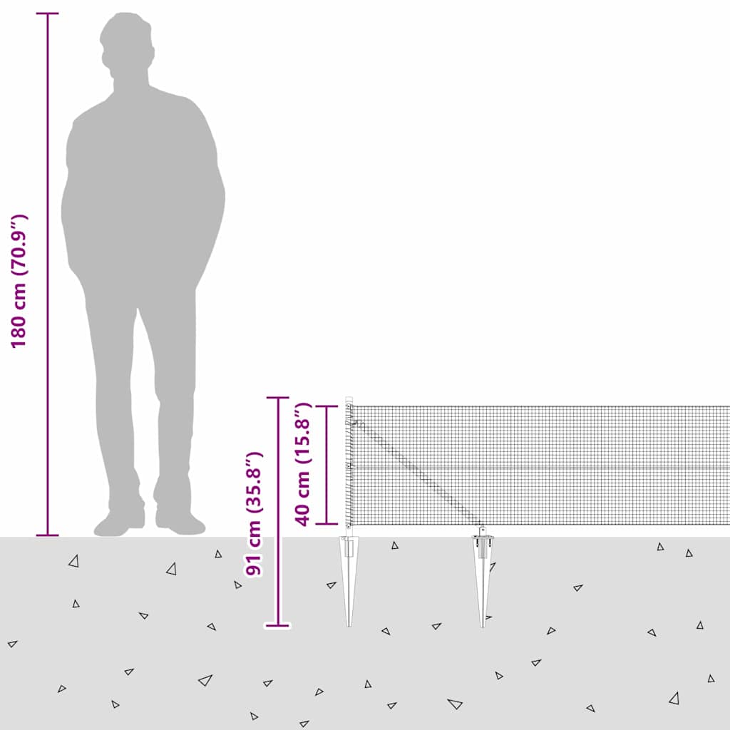 Svařované drátěné ploty s hroty Ocel a PVC Zelená Síťovina - obrázek 16