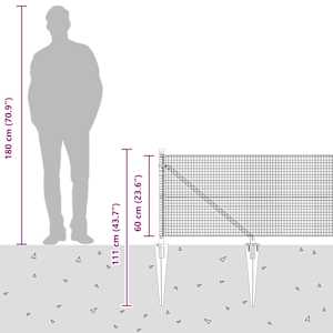 Svařované drátěné ploty s hroty Ocel a PVC Šedá Síťovina - obrázek 16