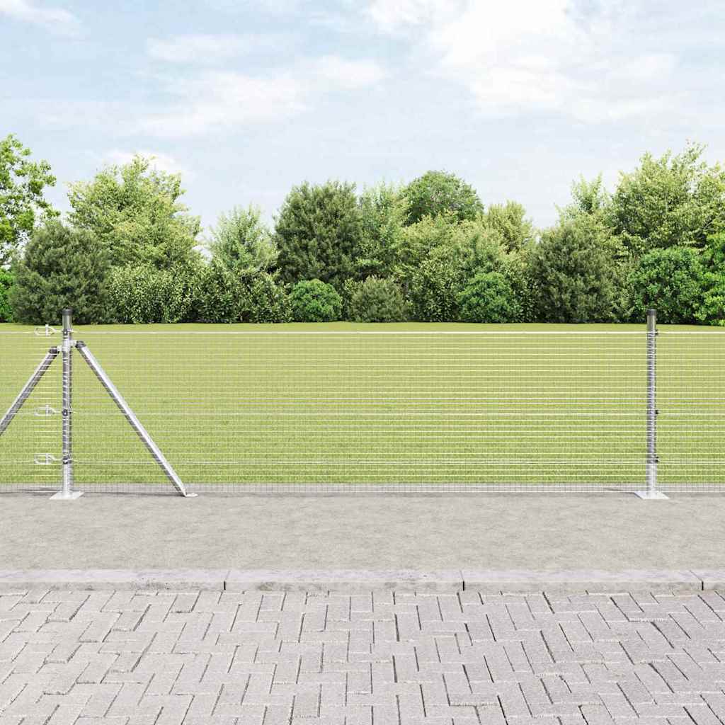 Aedade Postide Komplekt 2 tk Tsingitud teras 10 x 0.5 m