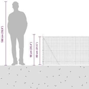 Plotový sloupek. Stříbrná 10 x 0,8 m (mesh 25 x 25 mm) Ocel - obrázek 16