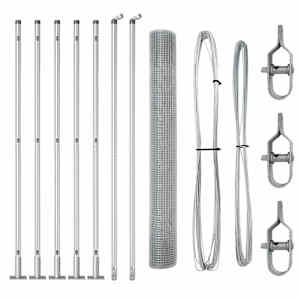 vidaXL Keevitatud Traat Aed Betoonalusega 10 x 1,2 m Tsingitud teras