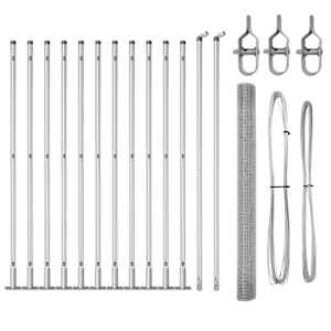vidaXL Keevitatud Traat Aed Betoonalusega 25 x 1,5 m Tsingitud teras