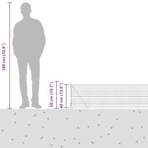 Zahradní svářený drátěný plot s betonovým podstavcem 50 x 0,4 m - obrázek 17