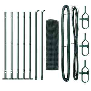 vidaXL Keevitatud Traat Aed Betoonalusega 10 x 0,6 m PVC-kaetud teras