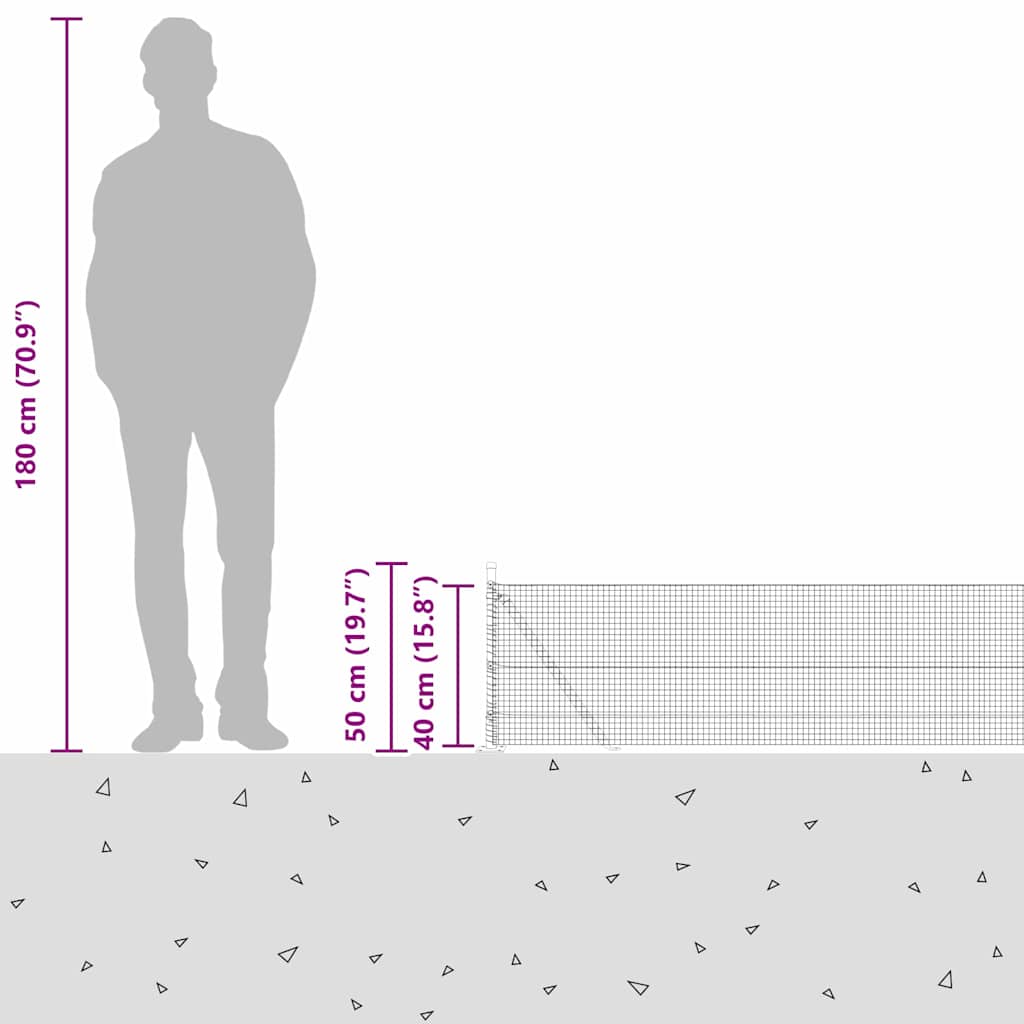 Plotový sloupek. Zelená 25 x 0,4 m (19 x 19 mm pletivo) - obrázek 17