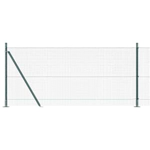 Svařovaná drátěná plotina s betonovou základnou 50 x 1 m Zelená - obrázek 8