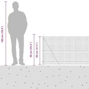 Plotový sloupek. Šedá 10 x 0,8 m (měsíc 19 x 19 mm) Ocel a PVC - obrázek 17