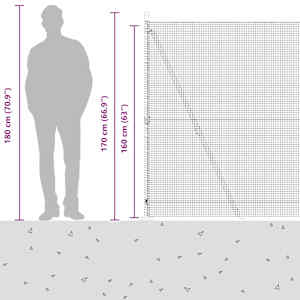 Zahradní svářený drátěný plot s betonovým podstavcem 25 x 1,6 m - obrázek 17