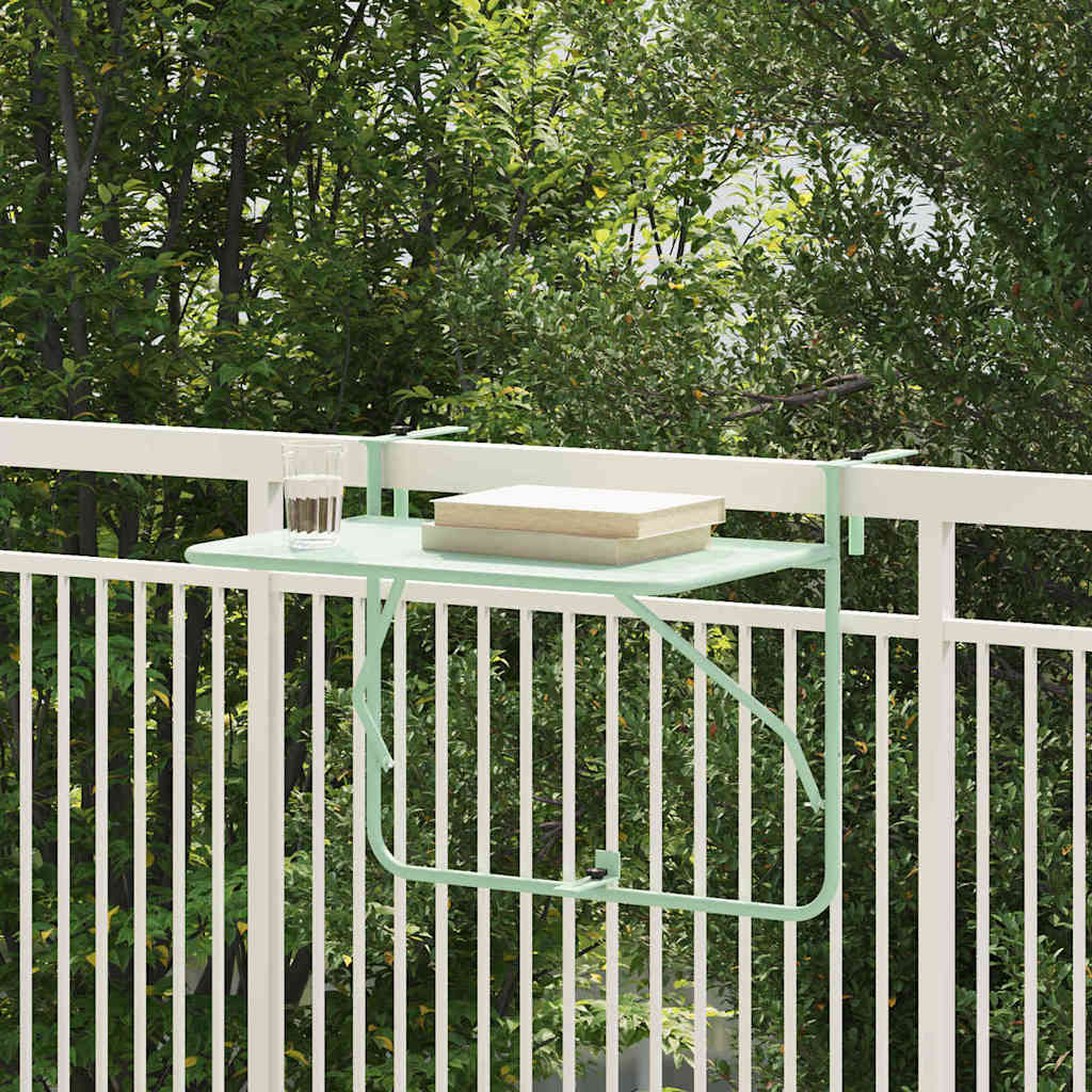Viseci Balkon Stol Boja mente 60 x 39 x 65 cm Čelik