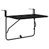 vidaXL Rippuv r&otilde;dulau Must 60 x 39 x 65 cm Teras